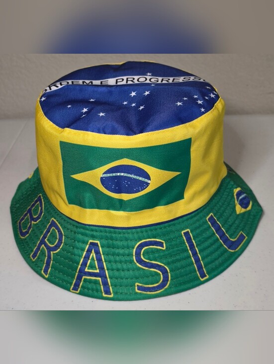 Other - BRAZIL Brasil 2026 World Cup unisex reversible bucket hat adult one size